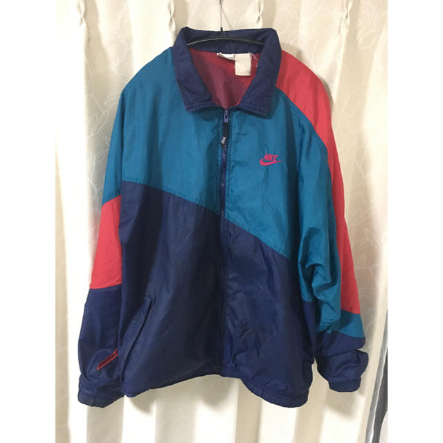 90's銀ﾀｸﾞNIKE KNVBﾅｲﾛﾝｼﾞｬｹｯﾄ