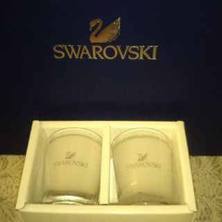 スワロフスキー(SWAROVSKI)の SWAROVSKI ｽﾜﾛﾌｽｷｰキャンドル２個 新品(キャンドル)