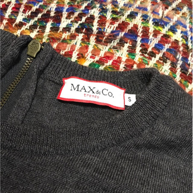 Max & Co.(マックスアンドコー)のなぽ様専用⭐️ マックスアンドコー  ウール100%  グレーニット レディースのトップス(ニット/セーター)の商品写真