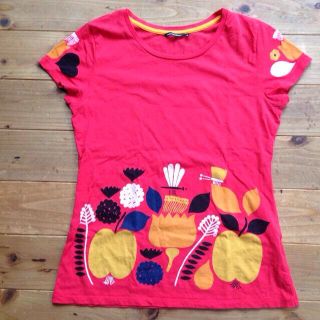 マリメッコ(marimekko)のmarimekko Tシャツ オレンジ(Tシャツ(半袖/袖なし))