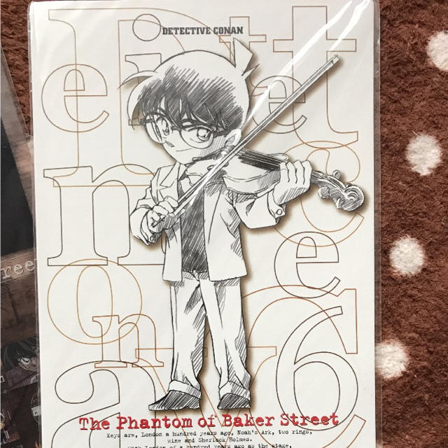 小学館(ショウガクカン)の名探偵コナン 劇場版 ベイカー街の亡霊 下敷き 2点 エンタメ/ホビーのアニメグッズ(その他)の商品写真