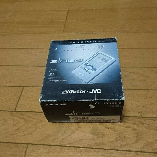 Victor(ビクター)のalneo HD500-s 6GB シルバー スマホ/家電/カメラのオーディオ機器(ポータブルプレーヤー)の商品写真
