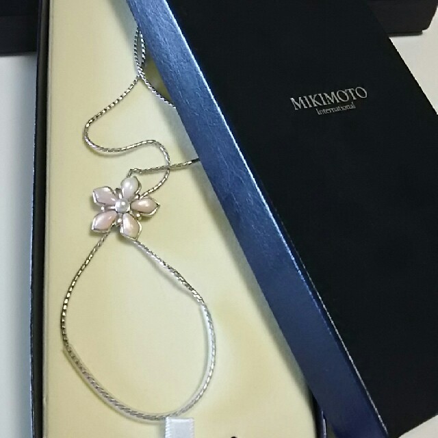 MIKIMOTO - ミキモトインターナショナル 眼鏡チェーン お花