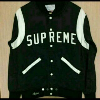 シュプリーム(Supreme)のSupreme varsity jacket black(スタジャン)