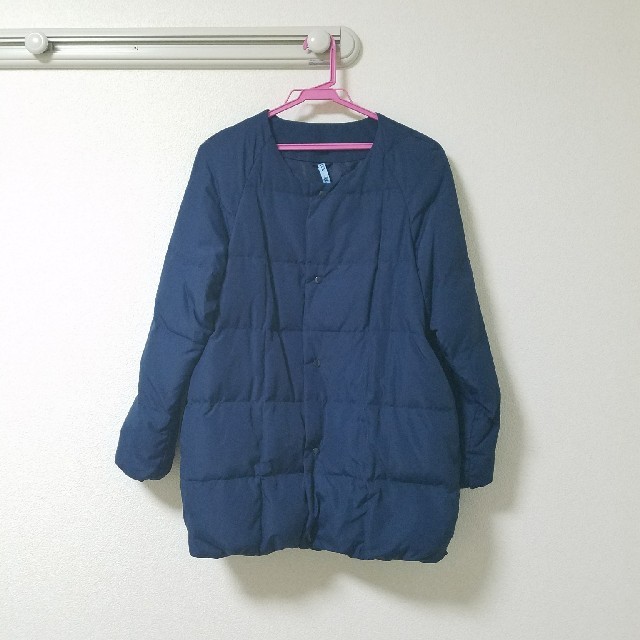 ベルメゾン(ベルメゾン)の暮らす服のノーカラージャケット☆ レディースのジャケット/アウター(ダウンジャケット)の商品写真
