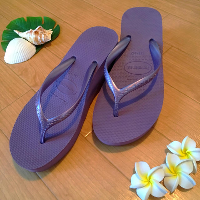 havaianas(ハワイアナス)のhavaianas♡ウェッジサンダル【USED】 レディースの靴/シューズ(ビーチサンダル)の商品写真