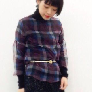 ザラ(ZARA)のZARAシースルートップス(シャツ/ブラウス(長袖/七分))