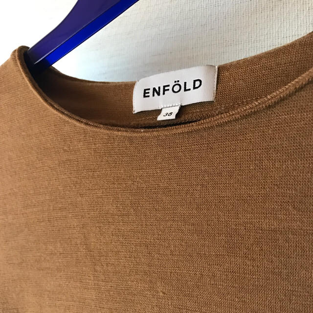 ENFOLD(エンフォルド)のエンフォルド ウールワンピース キャメル レディースのワンピース(その他)の商品写真