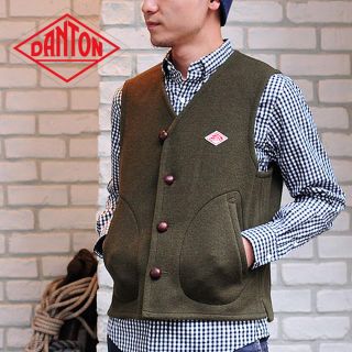 DANTON - 超希少【新品・未使用】DANTON ダントン ウールモッサ ベスト