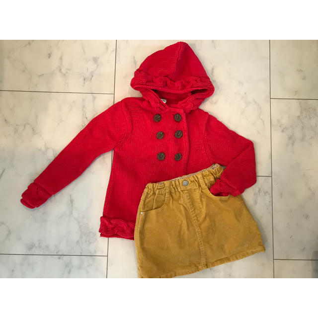 GLOBAL WORK(グローバルワーク)のコーデュロイスカート♡ キッズ/ベビー/マタニティのキッズ服女の子用(90cm~)(スカート)の商品写真