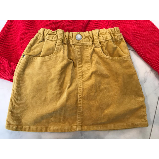 GLOBAL WORK(グローバルワーク)のコーデュロイスカート♡ キッズ/ベビー/マタニティのキッズ服女の子用(90cm~)(スカート)の商品写真