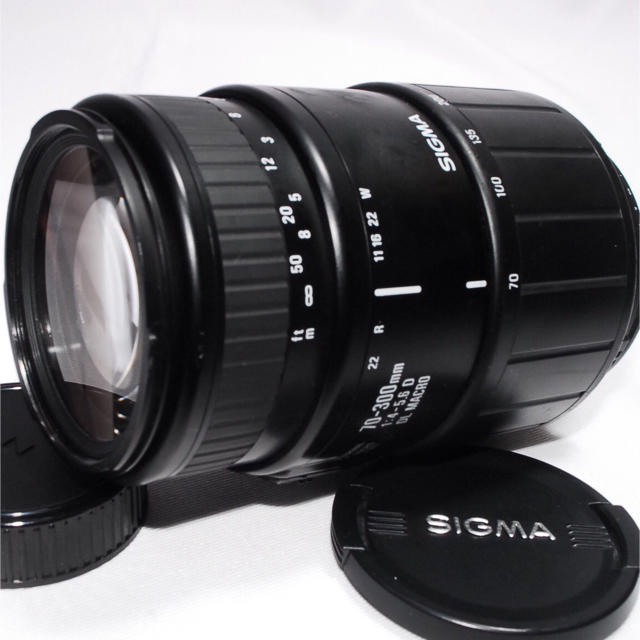 SIGMA(シグマ)の❤大迫力の超望遠レンズ❤ Nikon用 シグマ 70-300mm スマホ/家電/カメラのカメラ(レンズ(ズーム))の商品写真