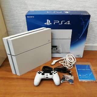 プレイステーション(PlayStation)のPS4 CHU-1200A B02 500GB Glacier White(家庭用ゲーム機本体)