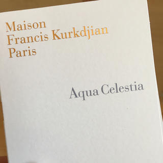 メゾンフランシスクルジャン(Maison Francis Kurkdjian)の Maison Francis Kurkdijan アクア セレスティア(香水(女性用))
