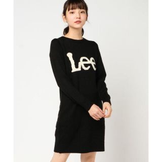 リー(Lee)のｌｅｅロゴニットワンピ(ひざ丈ワンピース)