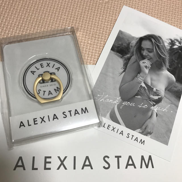 ALEXIA STAM(アリシアスタン)のアリシアスタン スマホリング スマホ/家電/カメラのスマホアクセサリー(その他)の商品写真