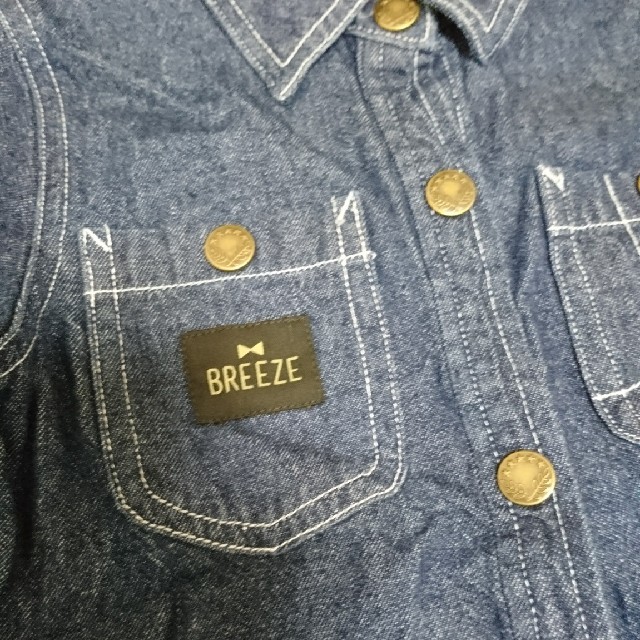 BREEZE(ブリーズ)のBREEZE デニムワンピース✡️ キッズ/ベビー/マタニティのキッズ服女の子用(90cm~)(ワンピース)の商品写真