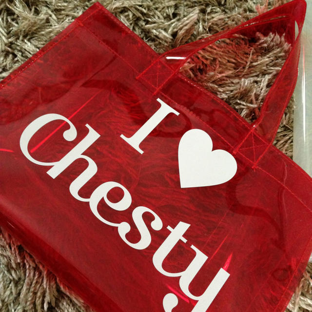 Chesty(チェスティ)のChesty ビニールバッグ（レッド） レディースのバッグ(ハンドバッグ)の商品写真