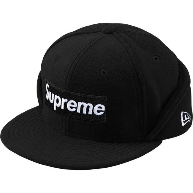 Supreme(シュプリーム)のPolartec Ear Flap New Era 黒 7-1/4(57.7㎝) メンズの帽子(キャップ)の商品写真