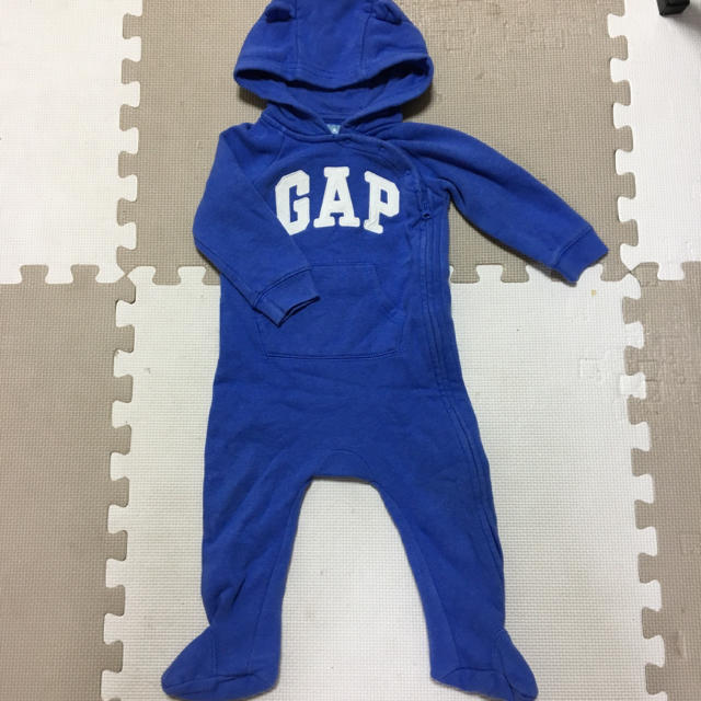 babyGAP(ベビーギャップ)のキャット様専用！ベビーギャップ 足付きロンパース  80  カバーオール キッズ/ベビー/マタニティのベビー服(~85cm)(カバーオール)の商品写真