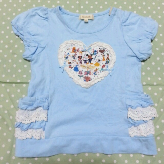 HusHush(ハッシュアッシュ)のHusHusHディズニーコラボTシャツ キッズ/ベビー/マタニティのキッズ服女の子用(90cm~)(その他)の商品写真