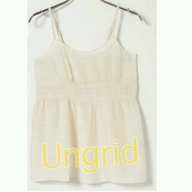 Ungrid(アングリッド)の新品 Ungrid コットンキャミソール レディースのトップス(キャミソール)の商品写真