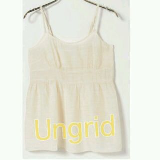 アングリッド(Ungrid)の新品 Ungrid コットンキャミソール(キャミソール)