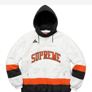 シュプリーム(Supreme)のsupreme Puffy Hockey Pullover 希少S White(パーカー)