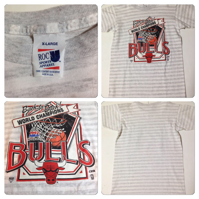 BULLS ブルズ 90s Tシャツ USA製 NBA OLD メンズのトップス(Tシャツ/カットソー(半袖/袖なし))の商品写真