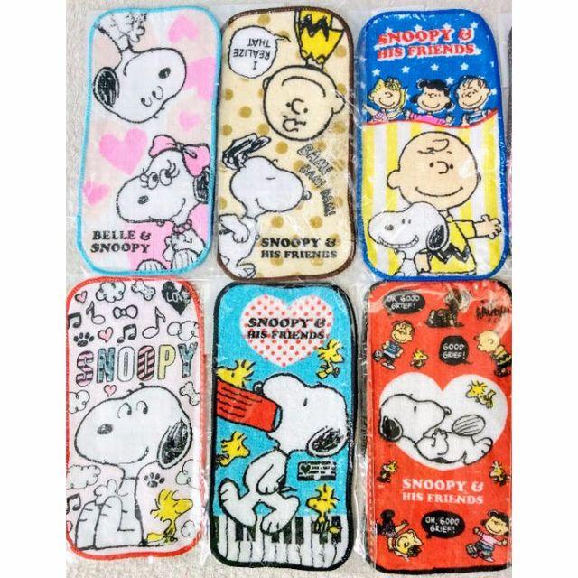 SNOOPY(スヌーピー)のスヌーピー◇ハンカチ◇タオル◇ハンドタオル☆12枚組◇1014◇d キッズ/ベビー/マタニティのこども用ファッション小物(その他)の商品写真