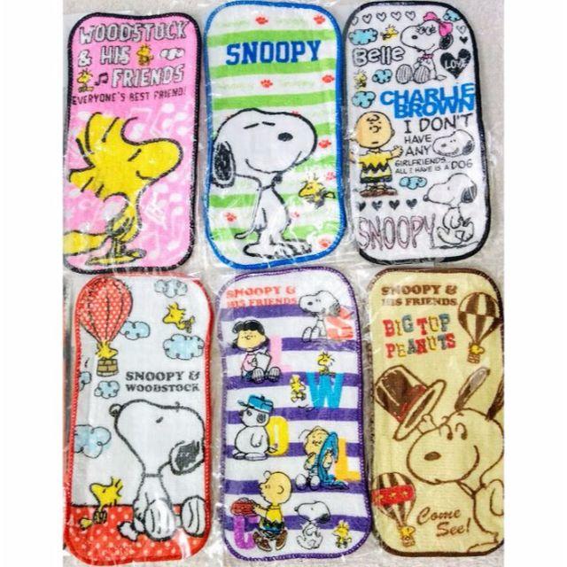 SNOOPY(スヌーピー)のスヌーピー◇ハンカチ◇タオル◇ハンドタオル☆12枚組◇1014◇d キッズ/ベビー/マタニティのこども用ファッション小物(その他)の商品写真