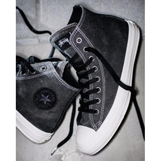 STUSSY(ステューシー)のSTUSSY×CONVERSE All Star 100 Hi 28cmブラック メンズの靴/シューズ(スニーカー)の商品写真