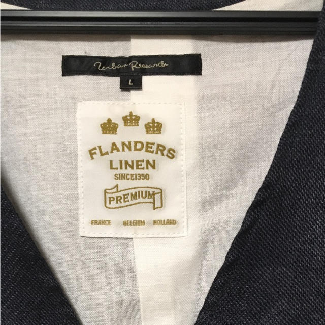 URBAN RESEARCH(アーバンリサーチ)のアーバンリサーチ  FLANDERS LINEN  ベスト レディースのトップス(ベスト/ジレ)の商品写真