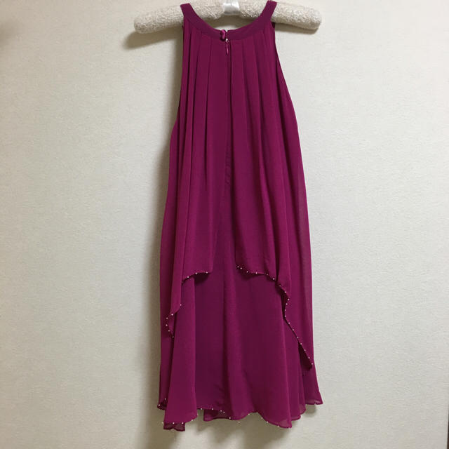 【二次会❗️】パーティードレス ピンク レディースのフォーマル/ドレス(ミディアムドレス)の商品写真