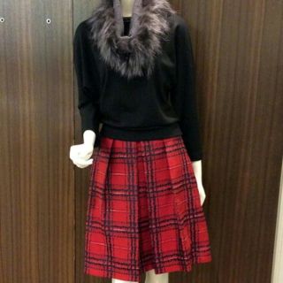 アナイ(ANAYI)の美品 2015AW アナイ スカート(ひざ丈スカート)