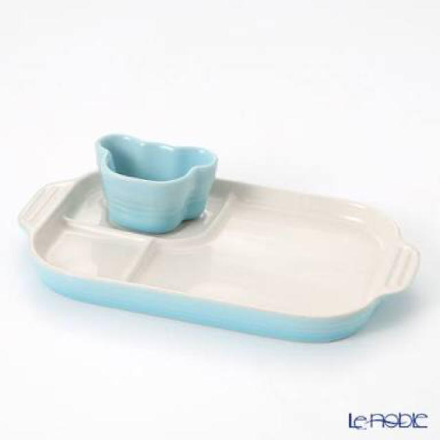 LE CREUSET(ルクルーゼ)のル・クルーゼ ベビー食器 新品未使用 キッズ/ベビー/マタニティの授乳/お食事用品(離乳食器セット)の商品写真