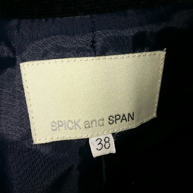 Spick & Span(スピックアンドスパン)のさなえ様専用コーデュロイスーツ ネイビー レディースのフォーマル/ドレス(スーツ)の商品写真