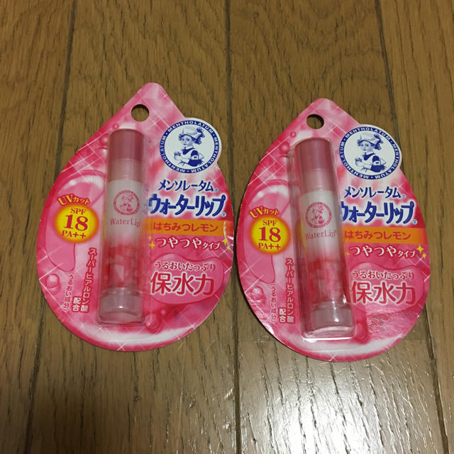 メンソレータム(メンソレータム)の◆ウォーターリップ 【はちみつレモン】 2本 ♥︎ ポイントの消化に‼️ コスメ/美容のスキンケア/基礎化粧品(リップケア/リップクリーム)の商品写真