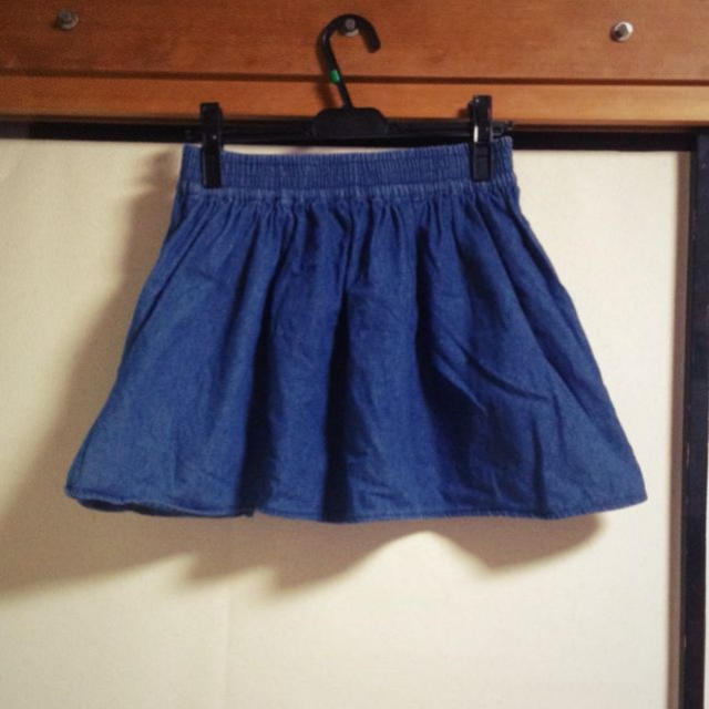 WEGO(ウィゴー)のWEGO＊デニムミニスカート レディースのスカート(ミニスカート)の商品写真