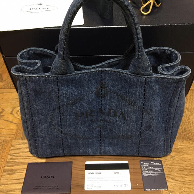 プラダ バッグ PRADA DENIMトートバッグ 【月末値下げ中】