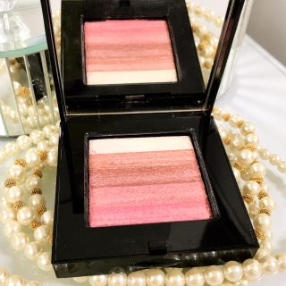 ボビイブラウン(BOBBI BROWN)の美品☆ボビイブラウン シマーブリック ローズ チーク アイシャドウ(チーク)