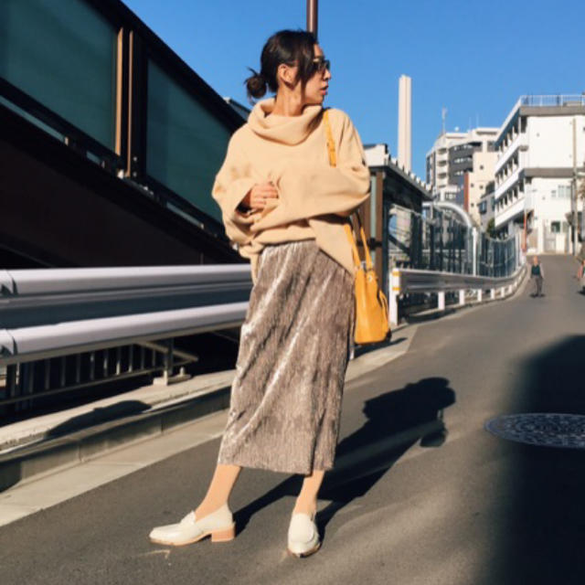 Ameri VINTAGE(アメリヴィンテージ)のameri BRIGHT CHENILLE YARN SKIRT レディースのスカート(ロングスカート)の商品写真