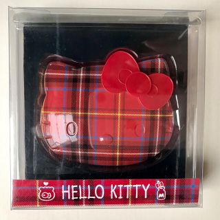 ハローキティ(ハローキティ)の【新品】Hello Kitty チェック柄ミラー(ミラー)