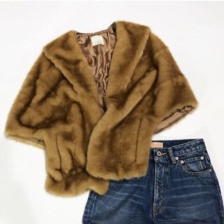 トゥデイフル(TODAYFUL)の☆Ryok様専用☆TODAYFUＬ Eco Fur Cape(毛皮/ファーコート)