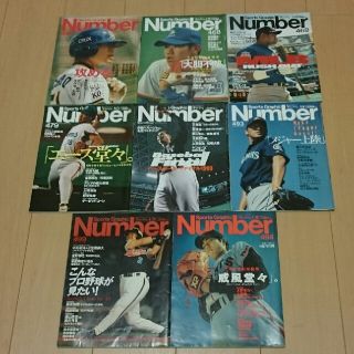 スポーツ・グラフィック  ナンバー プロ野球・大リーグ 8冊セット 本 雑誌(その他)