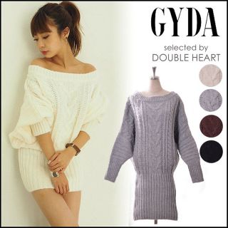 ジェイダ(GYDA)のジェイダ GYDA ニットワンピ(ミニワンピース)