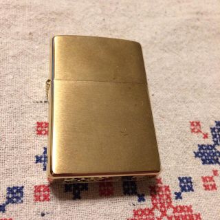 ジッポー(ZIPPO)のソリッドブラス ジッポー(タバコグッズ)