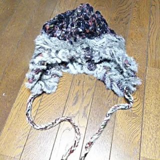 カシラ(CA4LA)のCA4LA 耳あてつきニット帽(ニット帽/ビーニー)