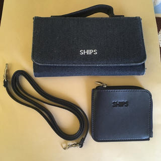 シップス(SHIPS)のスマホポシェットとミニ財布(モバイルケース/カバー)