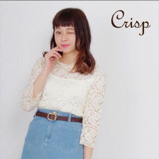 クリスプ(Crisp)の＊レーストップス(カットソー(長袖/七分))